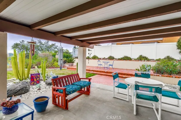 Covered patio