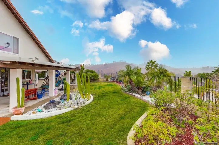 Backyard with view