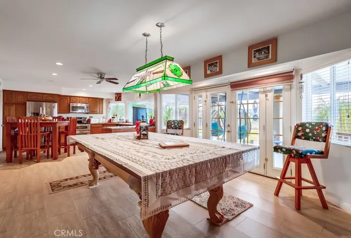 Family Room opens to large kitchen
