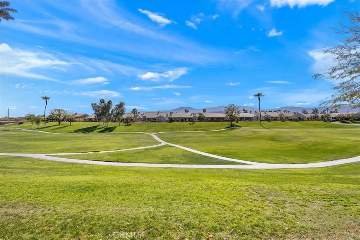 Large open greenbelt behind the home.