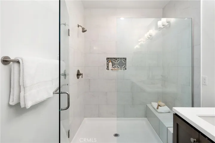 Spacious shower