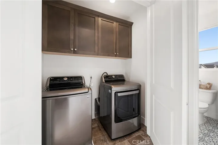 Laundry closet.