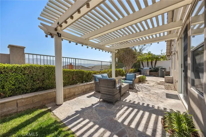Covered patio.