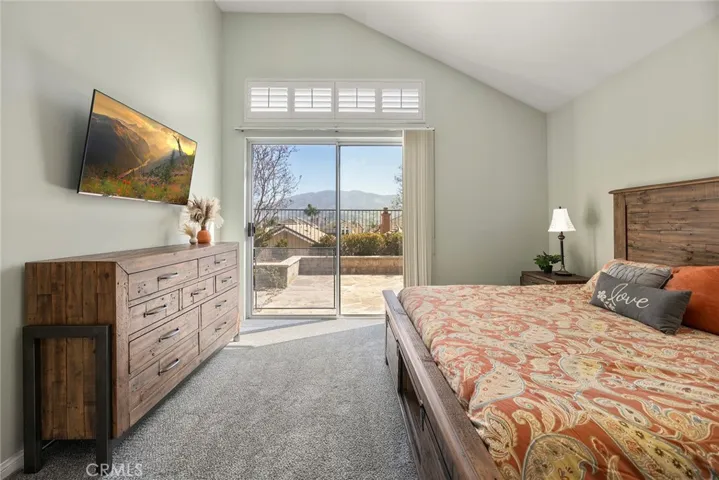 Primary retreat with mountain view