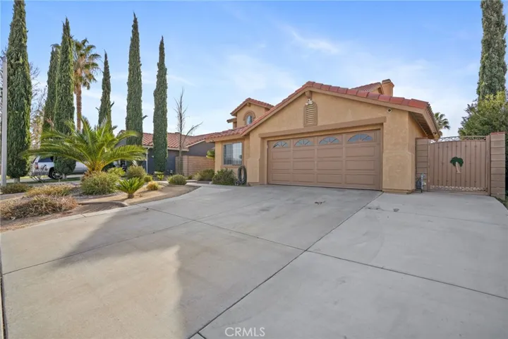 2 car garage with possible RV or toy parking