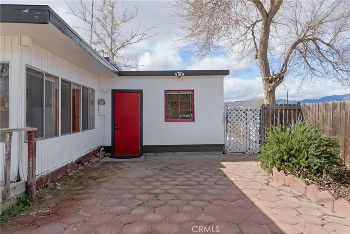 Backyard - garage back door