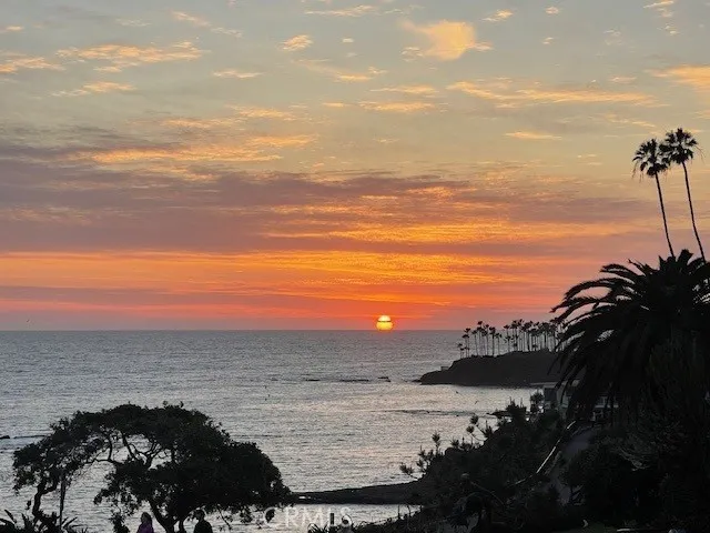 Sunset view from the deck.