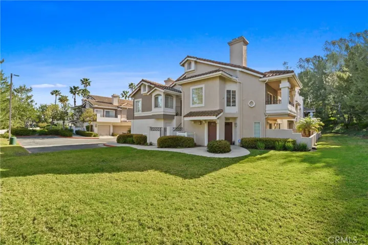 Private end unit location with open green space.