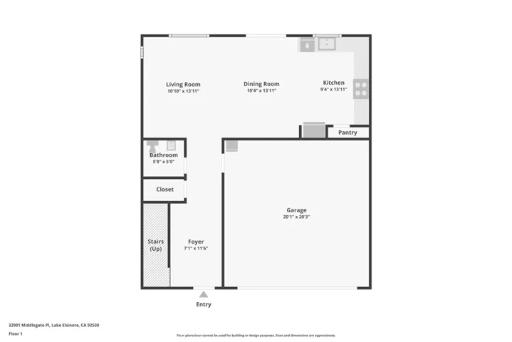 Downstairs Floor Plan