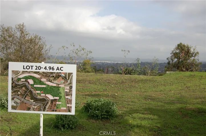 Lot 20 borders Turnbull Canyon Road and most of this lot is taken up by ancient oaks that border the road.