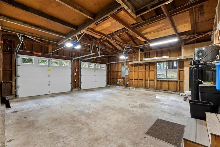 Full 2 Car Attached Garage w/ Bonus Storage