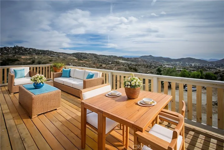 Virtual staging - view from deck