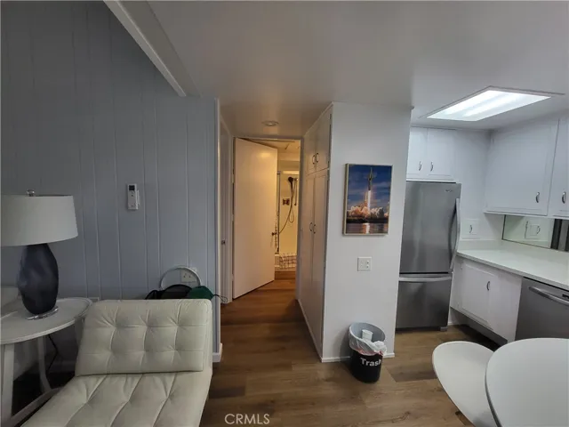 View of hallway from dining area.