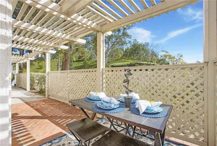 Patio outside kitchen / family room area
