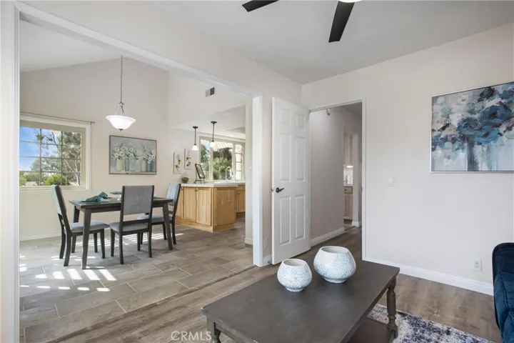 Family room adjacent to Kitchen