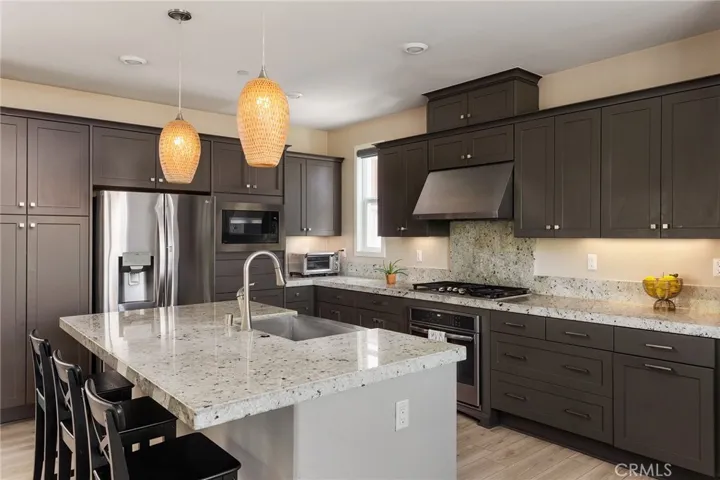 kitchen with island