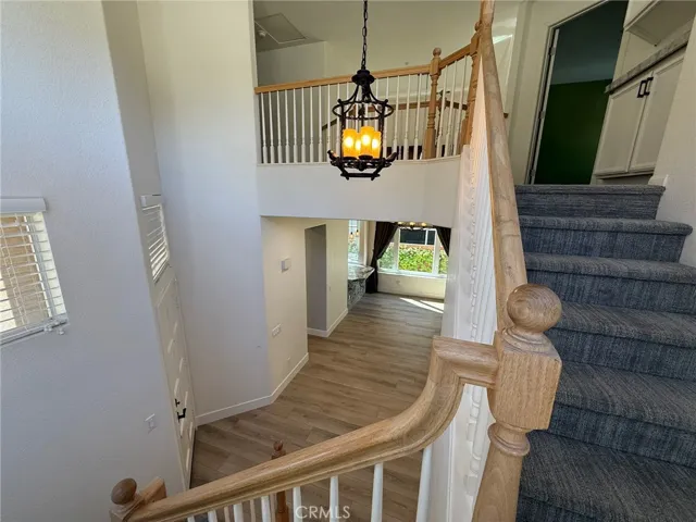 Top of Stairs View to Dining Area