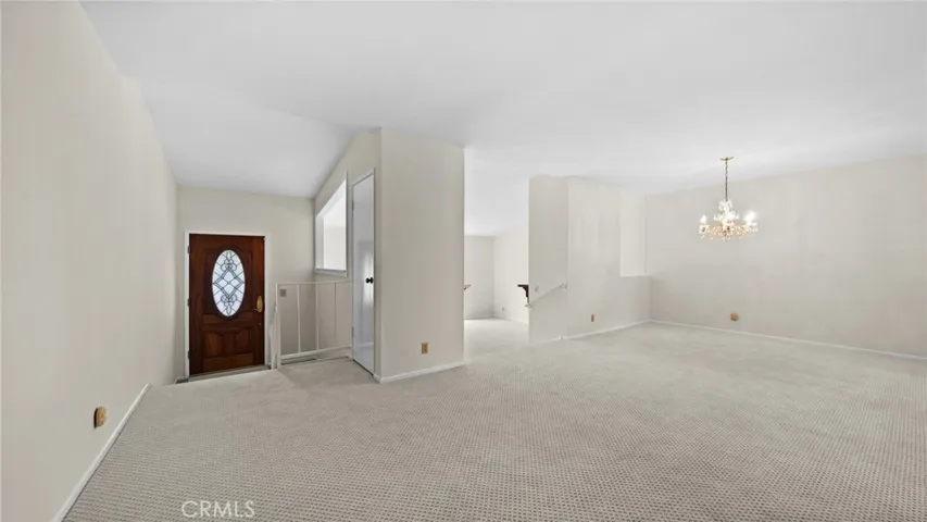 Entry Area showing Family room.