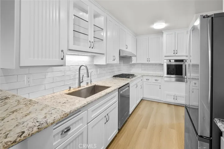 Plenty of room for creating your healthy meals in the remodeled kitchen.