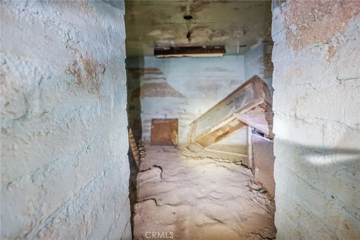Interior of bombshelter