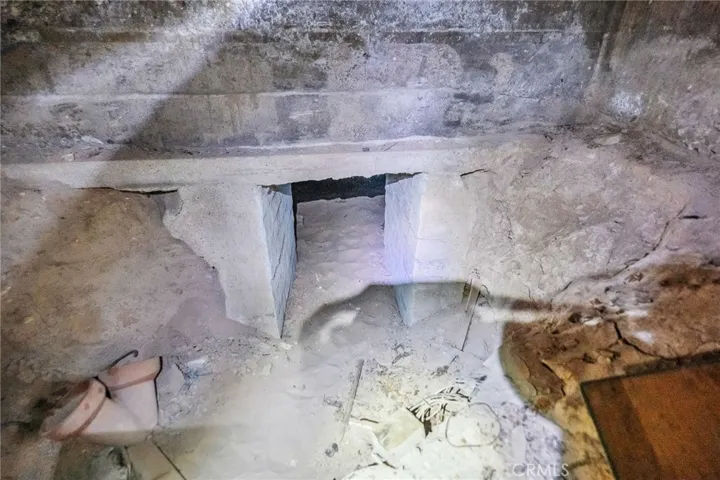 Interior of the bombshelter