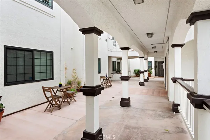 Breezeway to exit and elevator.