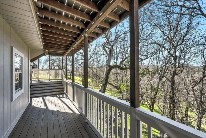 Lower deck looking to the south.
