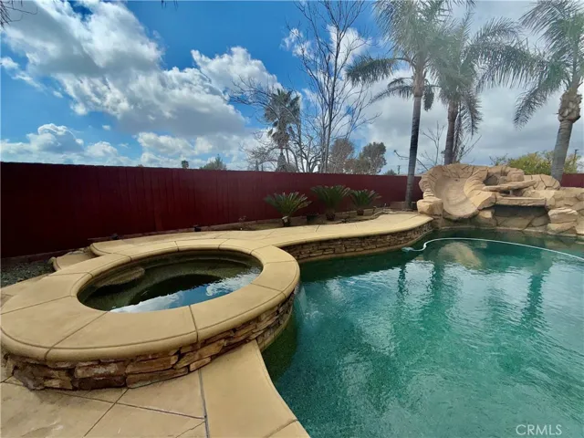 Stairs to access Pool Slide and Fire Pit area