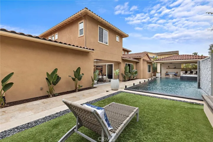 Multi-use area with artificial grass