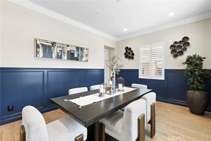 Custom crown molding throughout