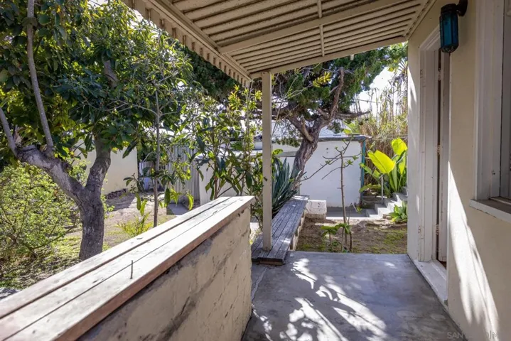 Porch off of the primary bedroom.