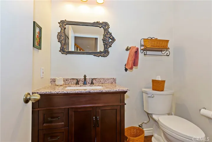 Powder room at main floor