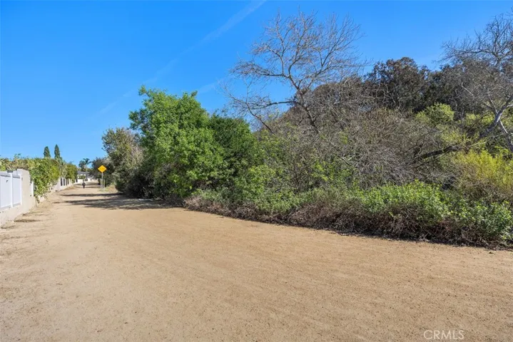 Walking & biking trail along the Serrano Creek area.
