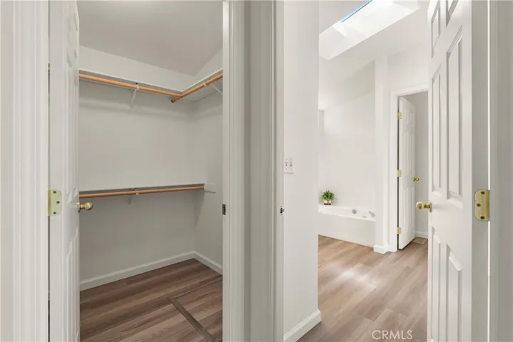 Oversized walk-in closet