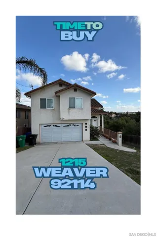 1215 Weaver, San Diego, California 92114