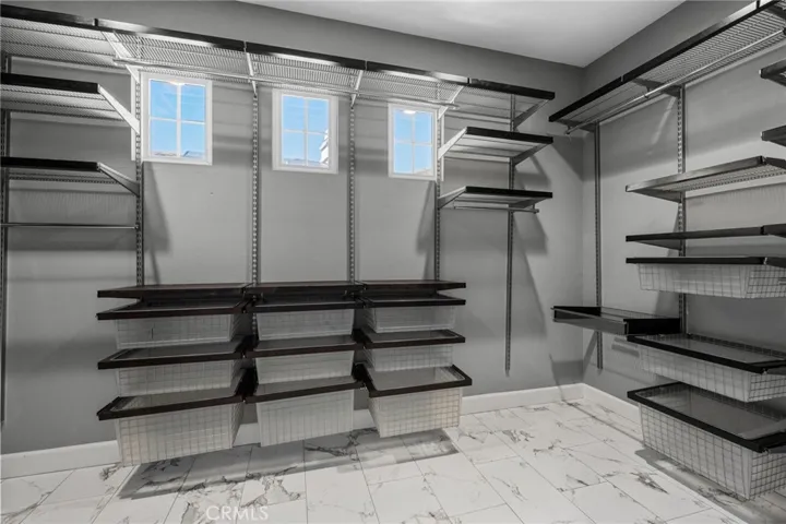 large walk in closet