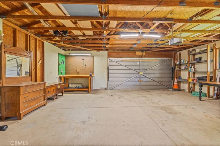 1 car attached garage