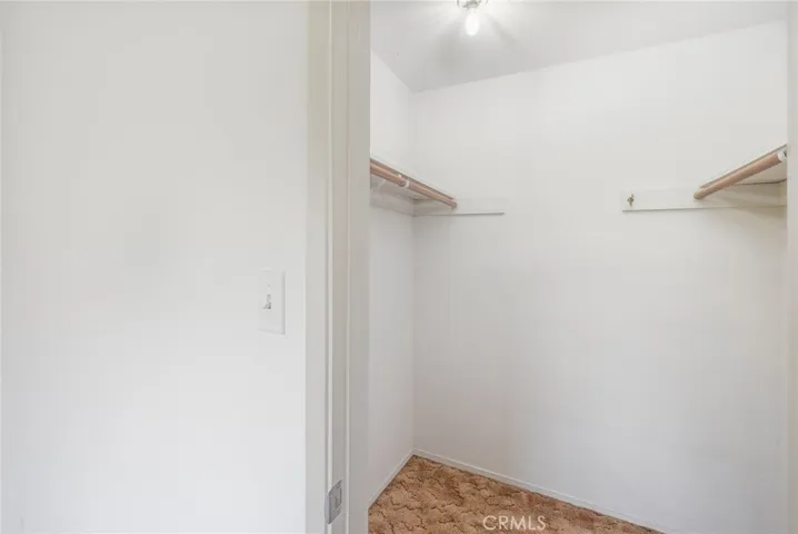 Primary walk in closet