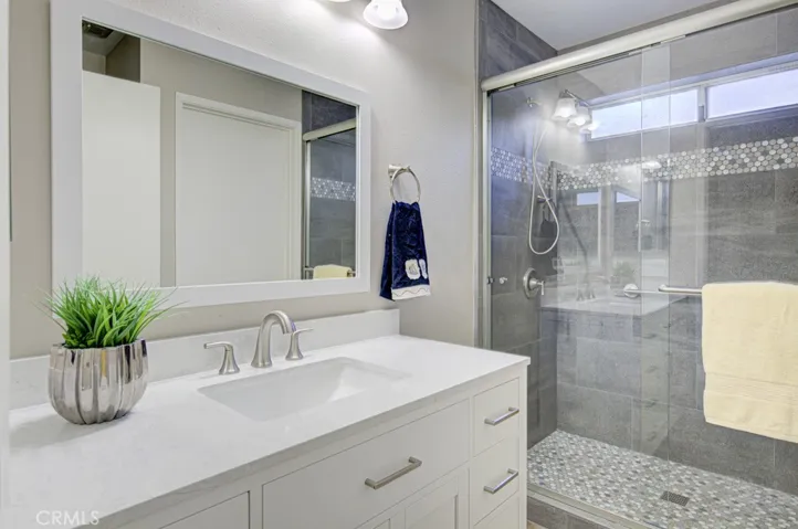 Left-side primary bathroom.