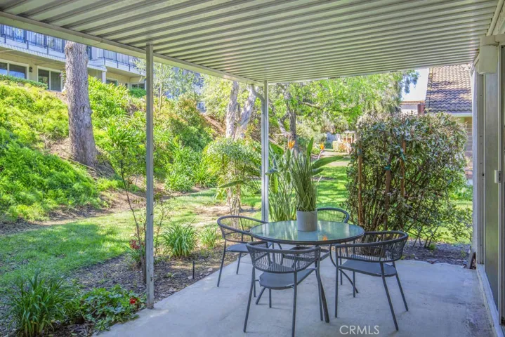 Another view of the rear patio.