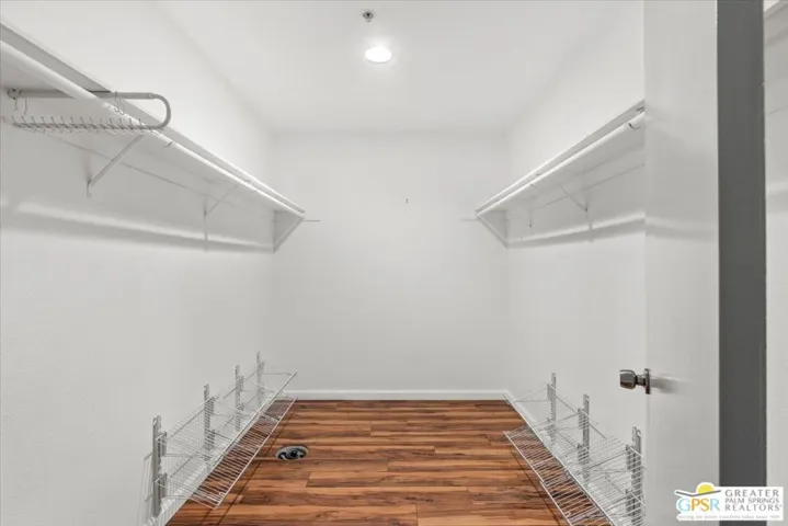 Primary Closet w/ In Floor Safe