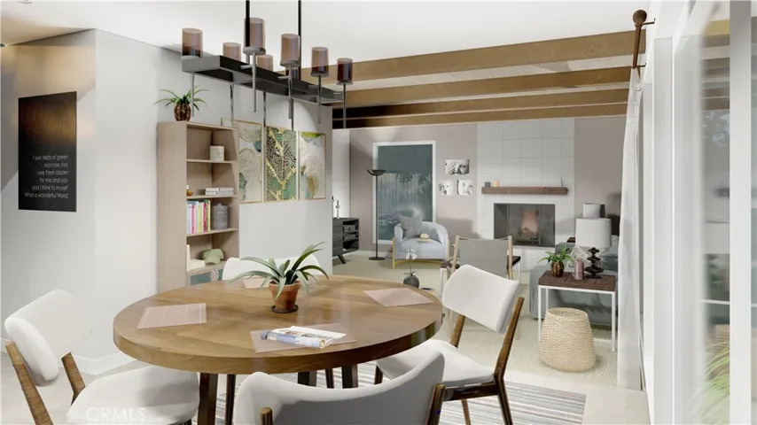 Family Room Remodel Rendering