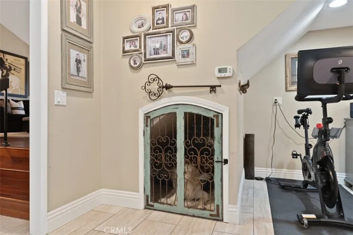 Love this cozy custom area for your fur babies.