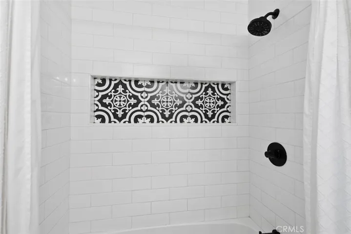 Upstairs hallway remodeled tub/shower.