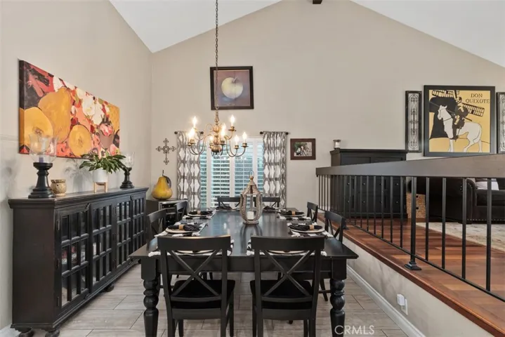 Enjoy your family meals in this spacious dining room.