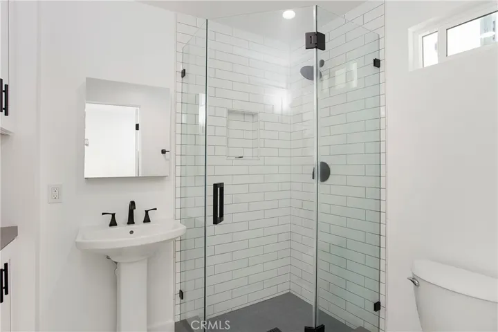Custom Shower & Bathroom with extra storage!
