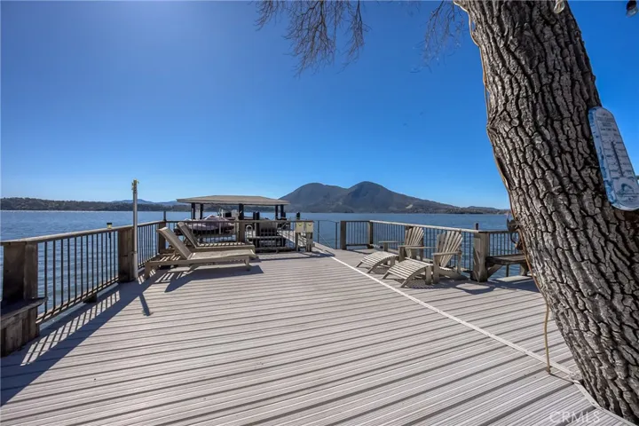on the water front deck