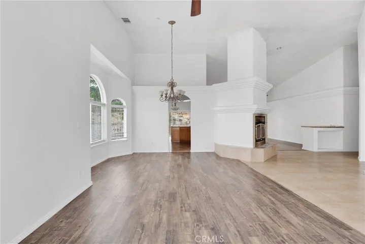 Dining Room and Fireplace View