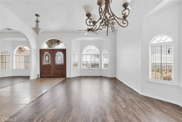 Bay Windows and double door entry view