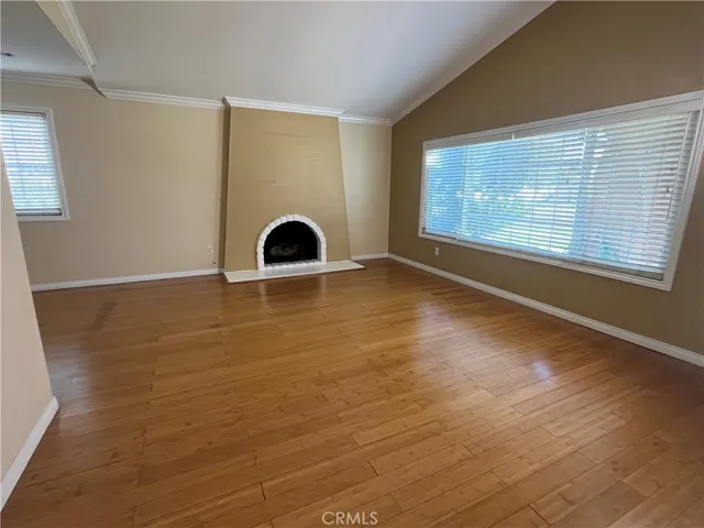 living room with fireplace